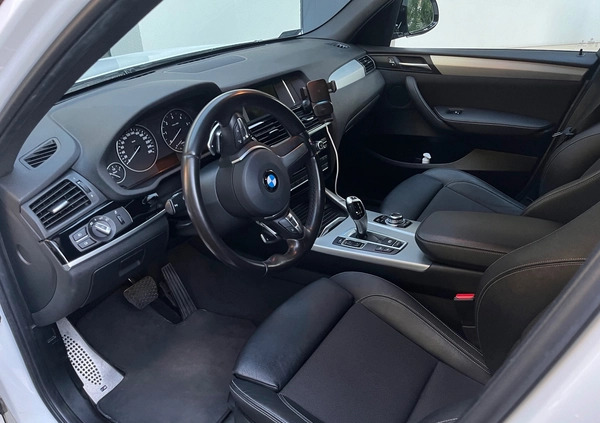 BMW X3 cena 109000 przebieg: 94000, rok produkcji 2016 z Warszawa małe 232